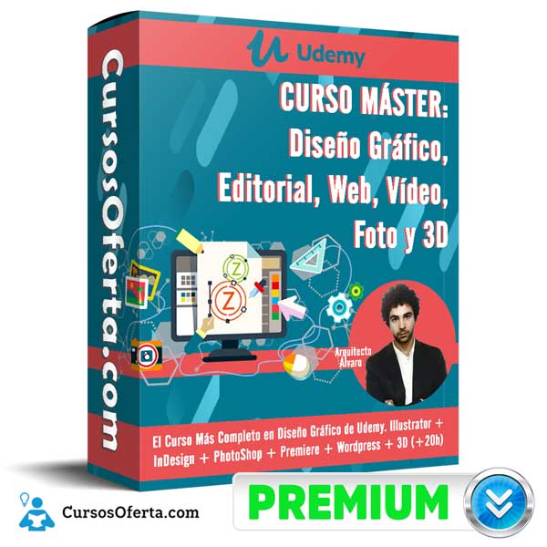 Curso MÁSTER Diseño Gráfico, Editorial, Web, Vídeo, Foto y 3D – Udemy 1 Curso MÁSTER Diseño Gráfico, Editorial, Web, Vídeo, Foto y 3D – Udemy