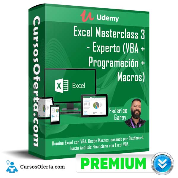 Excel Masterclass 3 – Experto (VBA + Programación + Macros) 1 Excel Masterclass 3 – Experto (VBA + Programación + Macros)