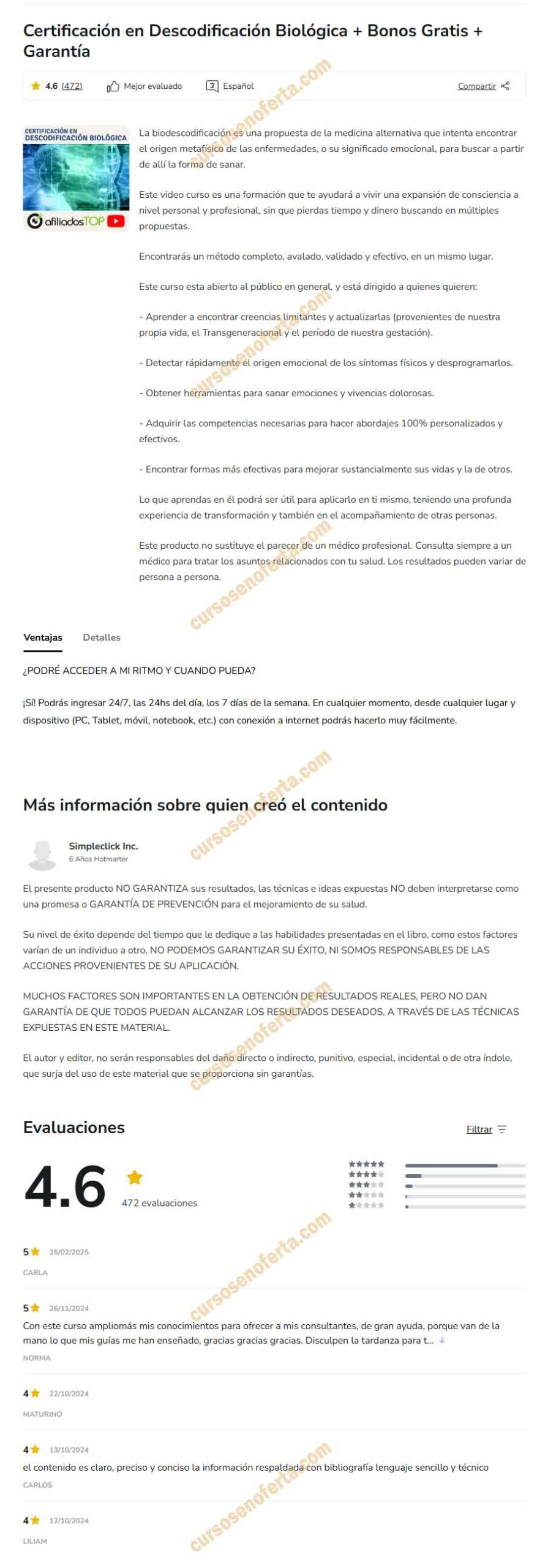 Certificación en Descodificación Biológica – SimpleClick Inc 3 Certificación en Descodificación Biológica - simpleclick inc
