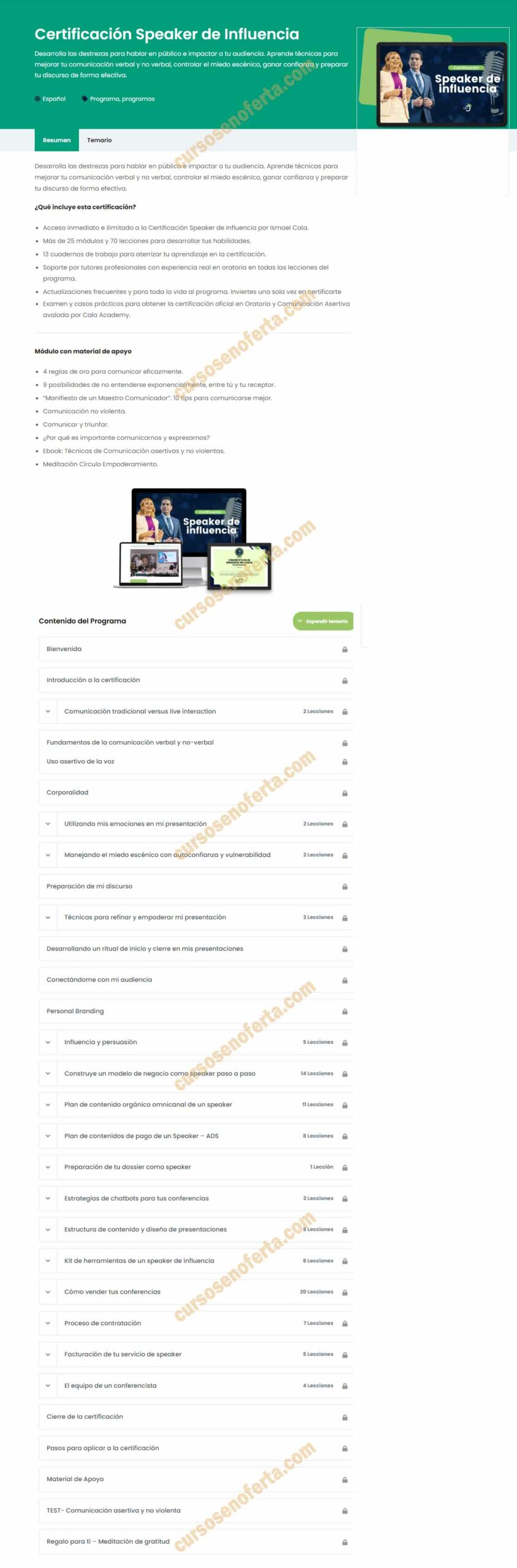 Certificación Speaker de Influencia – Cala Academy 3 Certificación Speaker de Influencia - cala academy