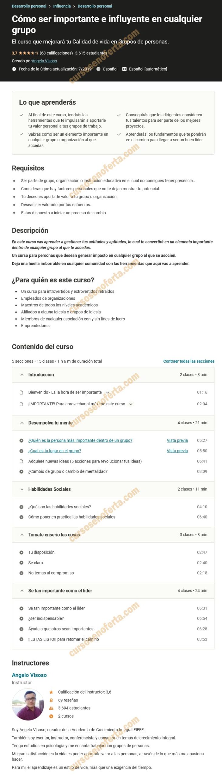 Cómo ser importante e influyente en cualquier grupo – Angel Visoso 2 xxx