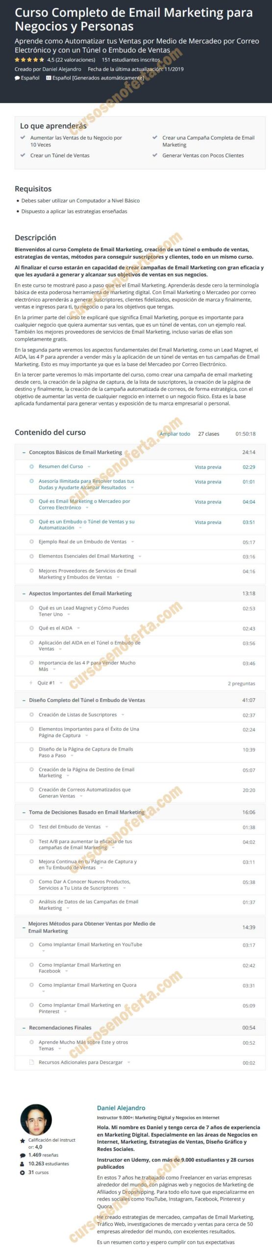 Curso completo de email marketing para negocios y empresas