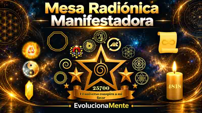 Curso Online de Mesa Radiónica Manifestadora – EvolucionaMente 1 Curso Online de Mesa Radiónica Manifestadora – EvolucionaMente
