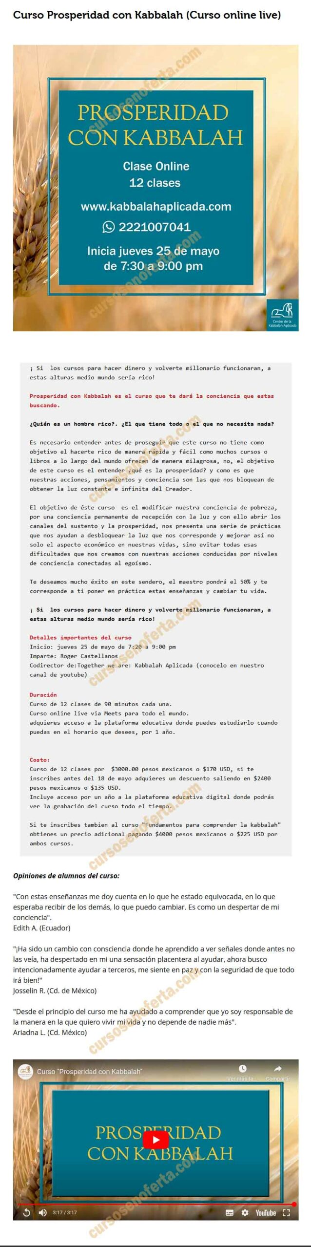 Curso Prosperidad con Kabbalah – Kabbalah Aplicada 3 Curso Prosperidad con Kabbalah - kabbalah aplicada