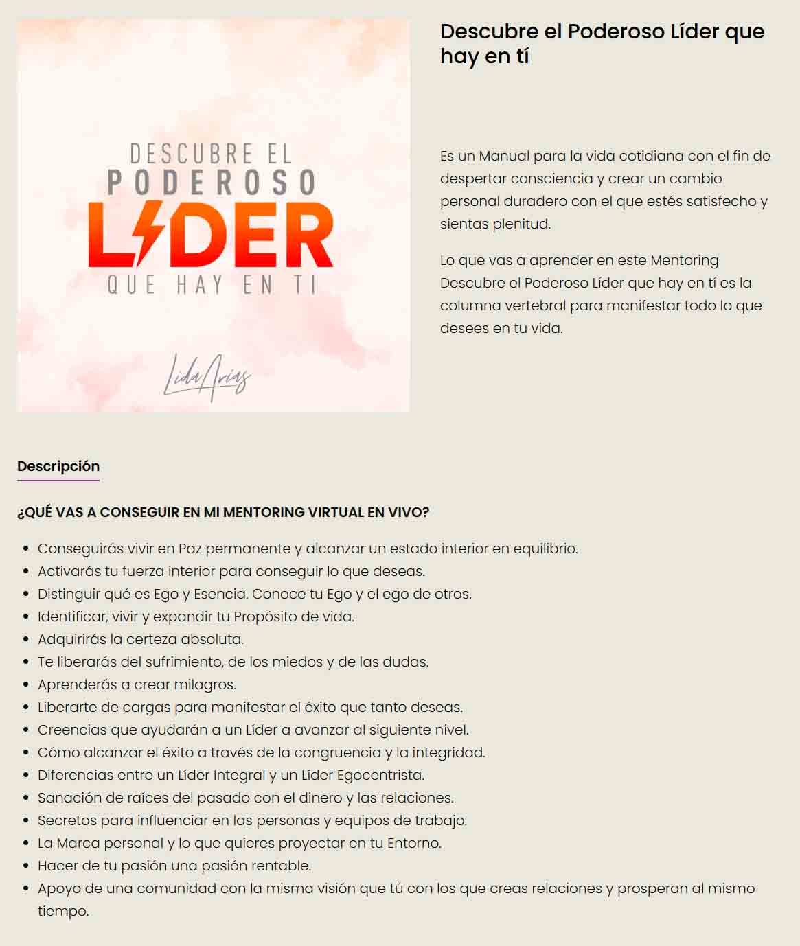 Descubre el Poderoso Líder que hay en Ti – Lida Arias 3 Descubre el Poderoso Líder que hay en Ti – Lida Arias descubre el poderoso lider que hay en ti lida arias 6adbd84ceb27a