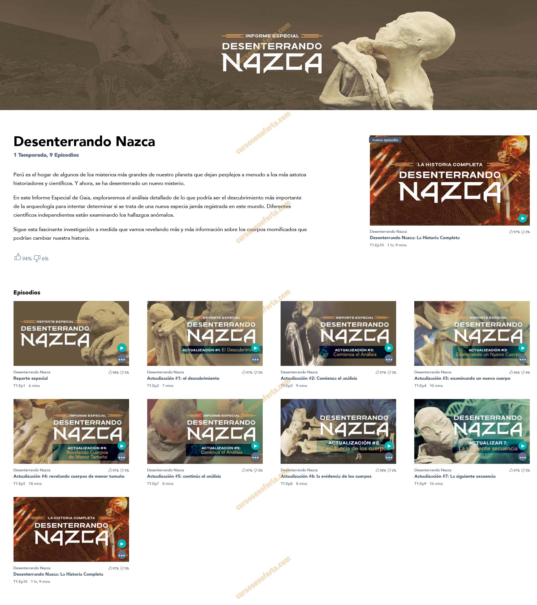 Desenterrando Nazca (Serie) – Gaia 2 Desenterrando Nazca - gaia