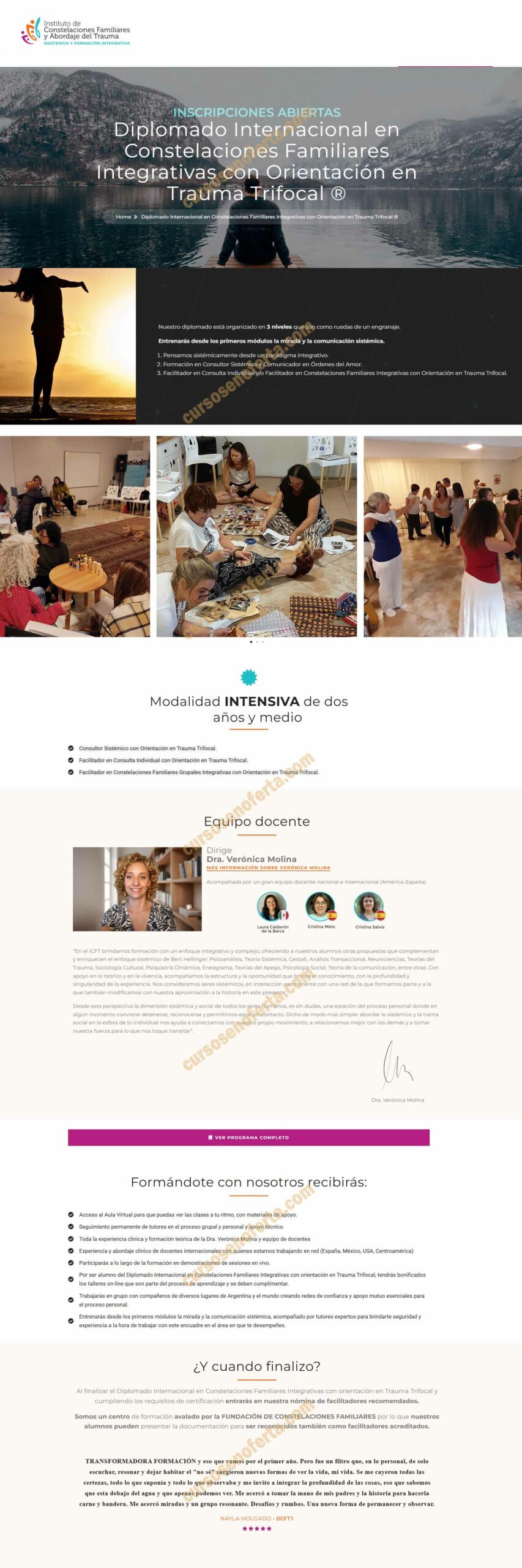 Diplomado Internacional En Constelaciones Familiares Integrativas Con Orientación En Trauma 2 – Verónica Molina 2 Diplomado Internacional En Constelaciones Familiares Integrativas Con Orientación En Trauma 2