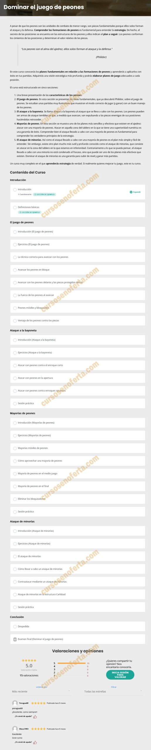 Dominar el juego de peones – Ajedrez a la carta 2 Dominar el juego de peones
