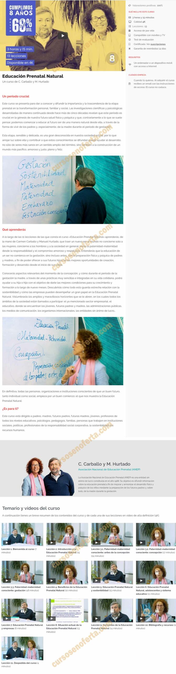 Educación Prenatal Natural – C. Carballo 2 Educación Prenatal Natural - c. carballo