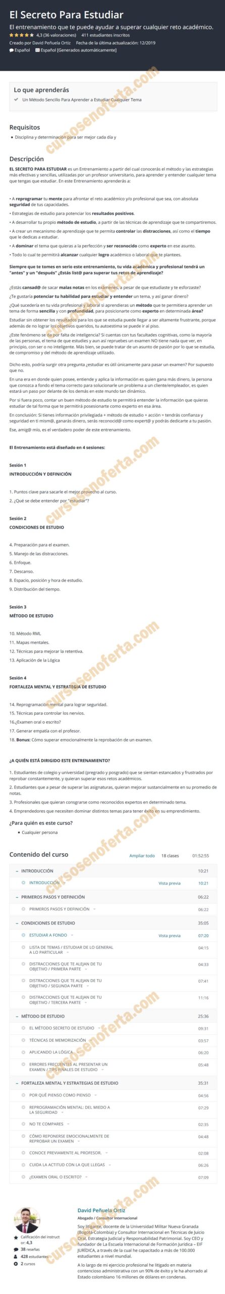 El Secreto Para Estudiar – David Peñuela 2 El Secreto Para Estudiar