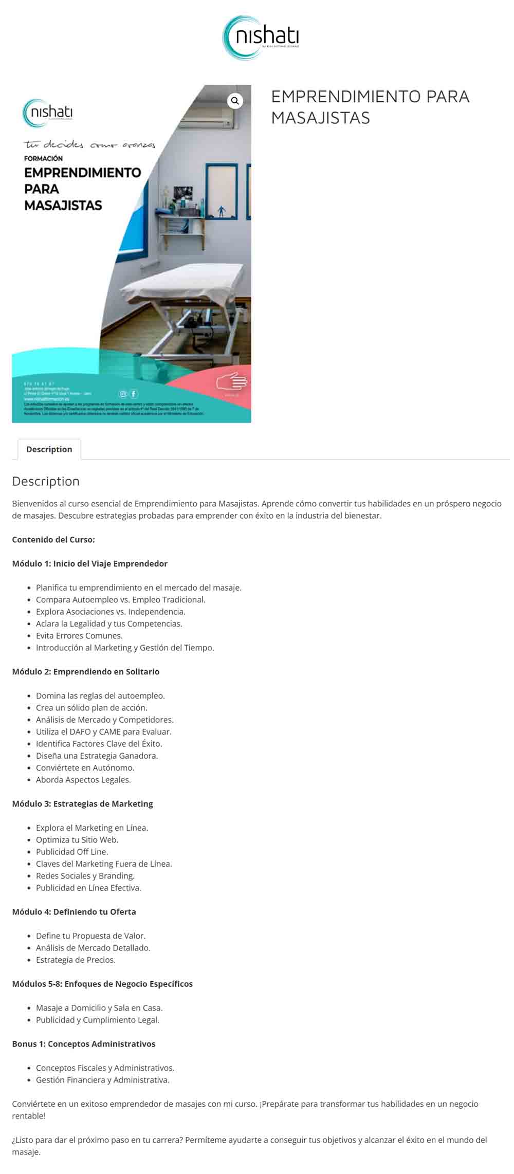 Emprendimiento Para Masajistas – Nishati emprendimiento para masajistas nishati 6ade81063b03a