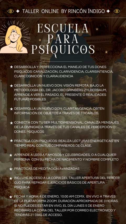 Escuela Para Psíquicos. Nivel 4 Línea Psíquica – Rincón Índigo 3 Escuela Para Psíquicos. Nivel 4 Línea Psíquica – Rincón Índigo escuela para psiquicos nivel 4 linea psiquica rincon indigo 6adbd63680533