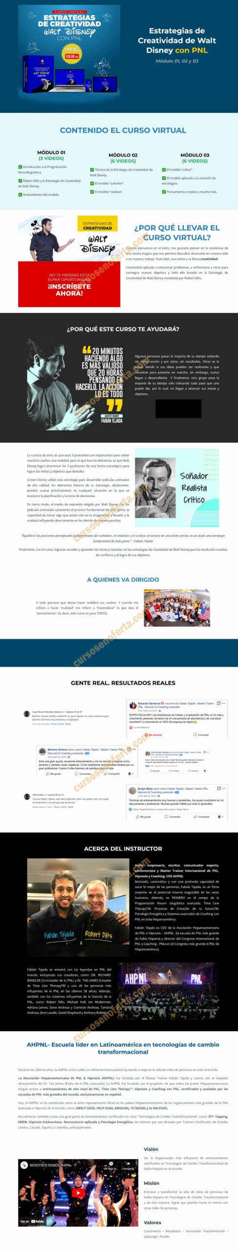 Estrategias de Creatividad de Walt Disney con PNL – AHPNL 3 Estrategias de Creatividad de Walt Disney con PNL