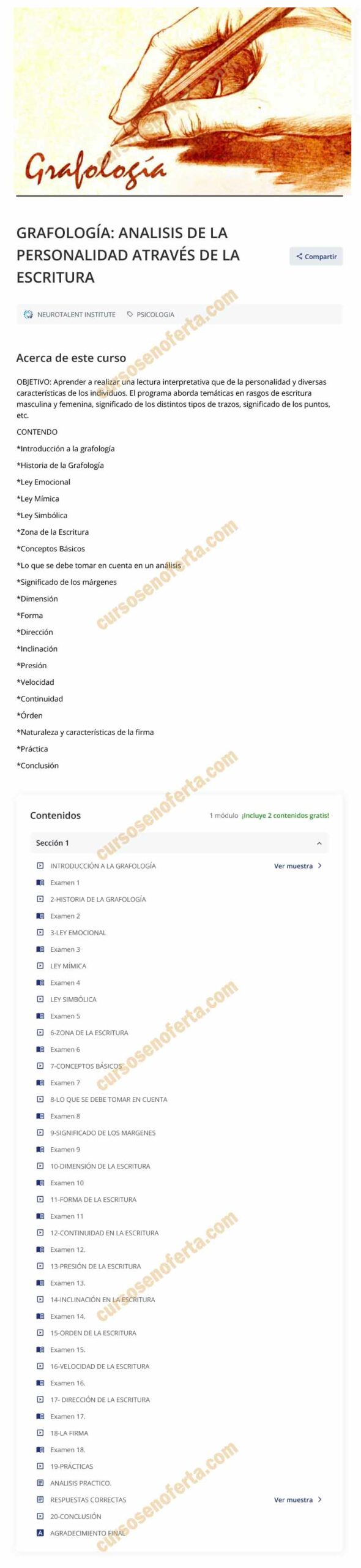 Grafología Análisis de la Personalidad a Través de la Escritura – Neurotalent Institute 2 Grafología Análisis de la Personalidad a Través de la Escritura - neurotalent institute