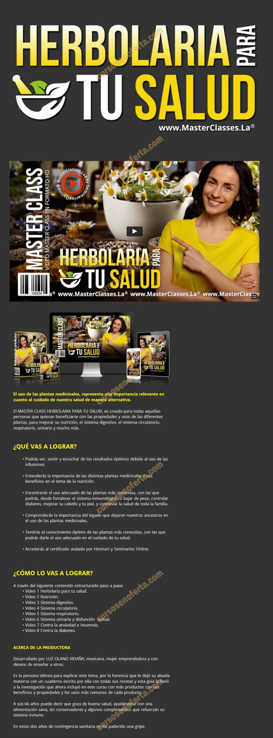 Herbolaria para tu salud – Masterclasses.la 2 Herbolaria para tu salud