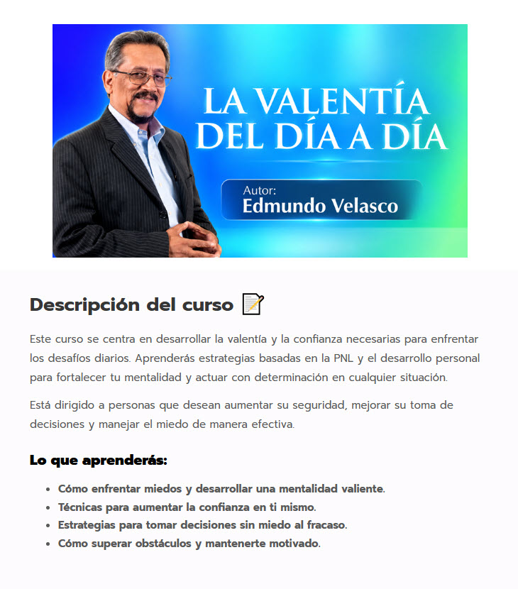 La Valentía del Día a Día – Edmundo Velasco 3 La Valentía del Día a Día – Edmundo Velasco la valentia del dia a dia edmundo velasco 6adbe16169bf1