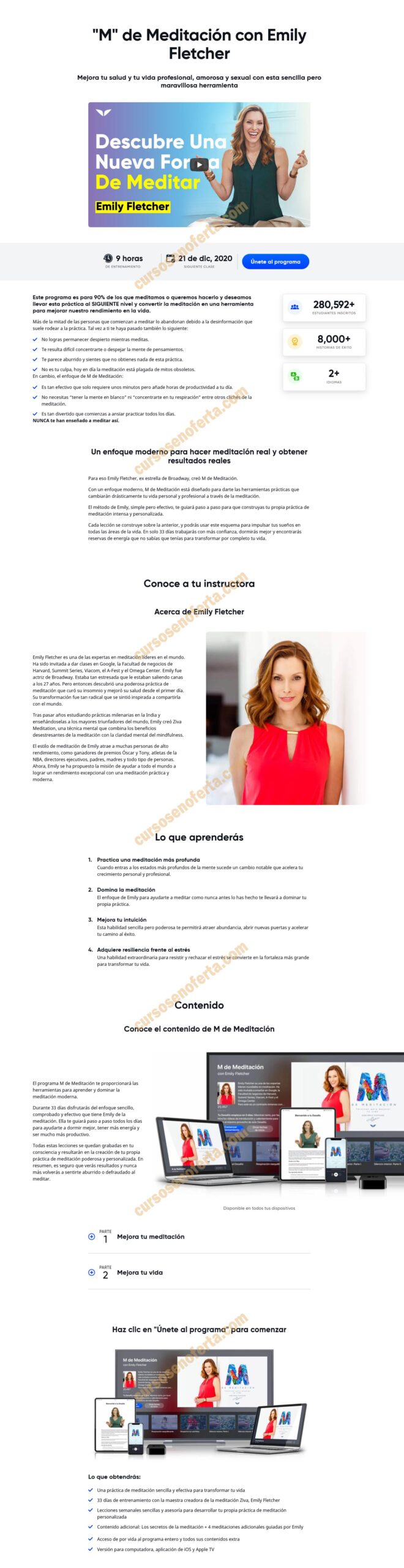 M de Meditación – Emily Fletcher – Mindvalley 2 M de Meditación - mindvalley