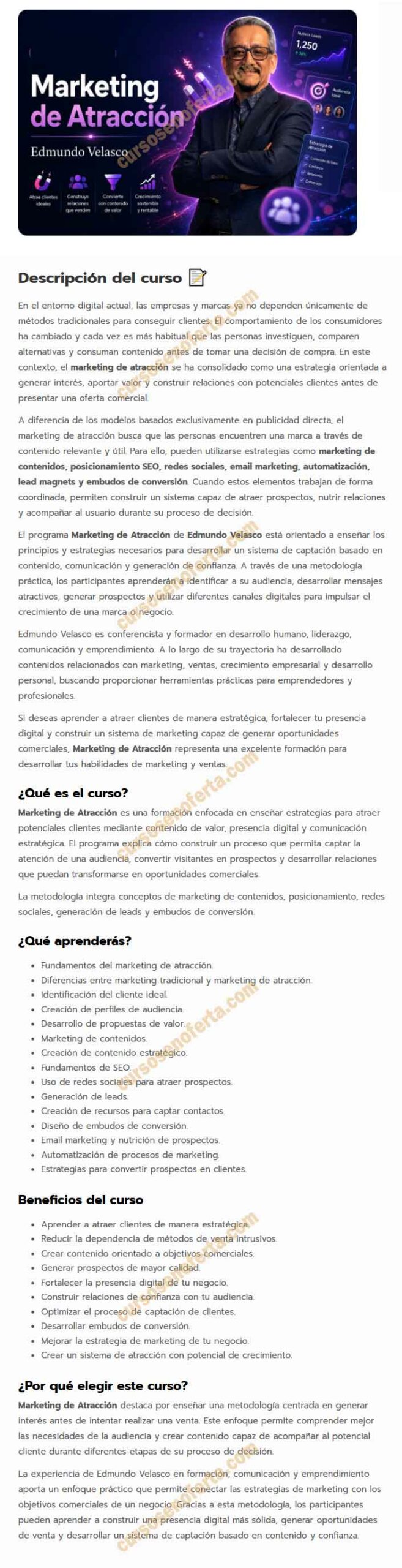 Marketing de Atracción – Edmundo Velasco 3 Marketing de Atracción - edmundo velasco