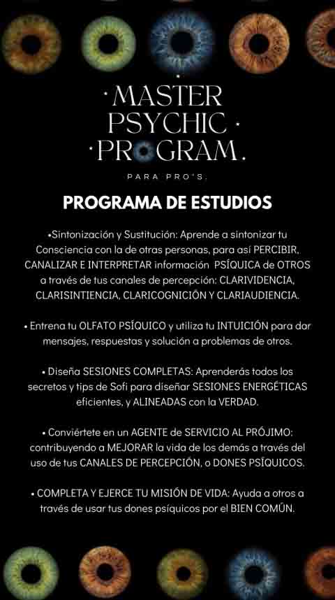 Master Psychic Program. Nivel 3 Línea Psíquica – Rincón Índigo 3 Master Psychic Program. Nivel 3 Línea Psíquica – Rincón Índigo master psychic program nivel 3 linea psiquica rincon indigo 6adbd63fc91d3