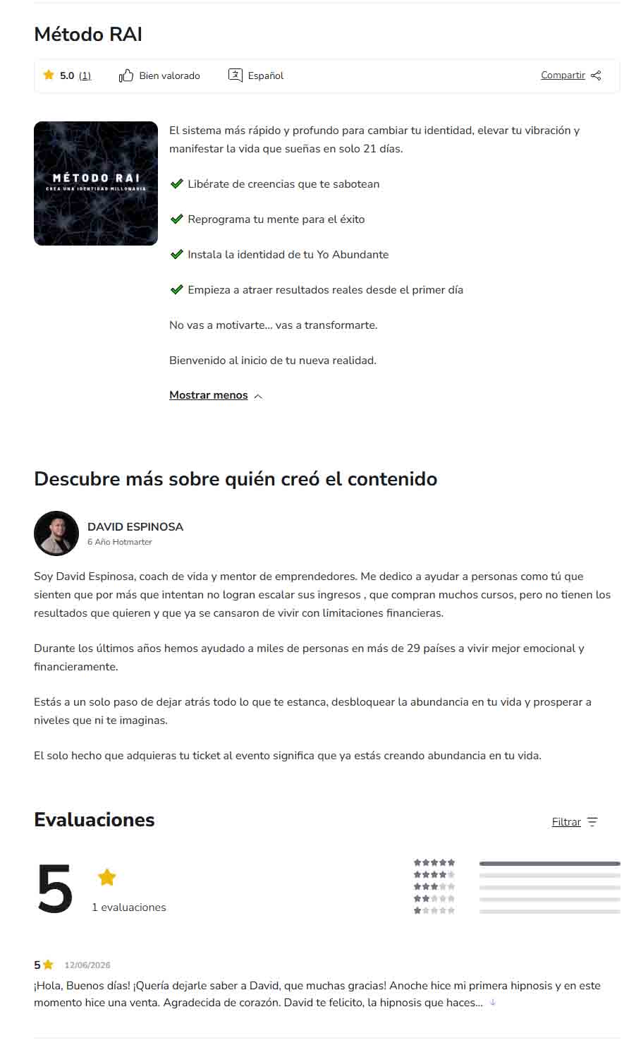 Método RAI – David Espinosa metodo rai david espinosa 6adbd7089b62b