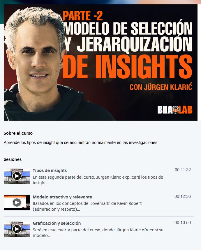 Modelo de selección y jerarquización de insights. Parte 2 – Jurgen Klaric 2 Modelo de selección y jerarquización de insights. Parte 2