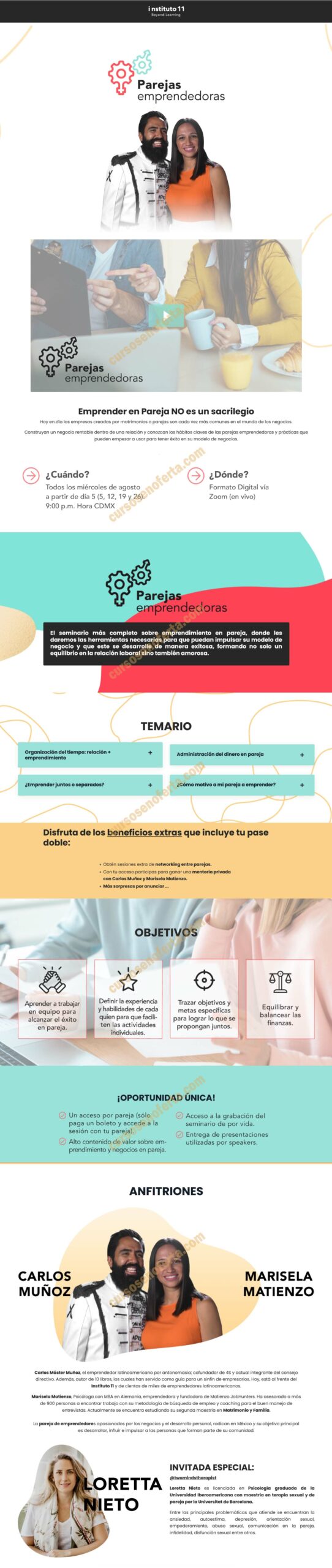 Parejas Emprendedoras – Carlos Muñoz 2 parejas emprendedoras