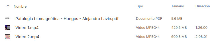 Patología Biomagnética – Hongos – Alejandro Lavin 2 xxxxx