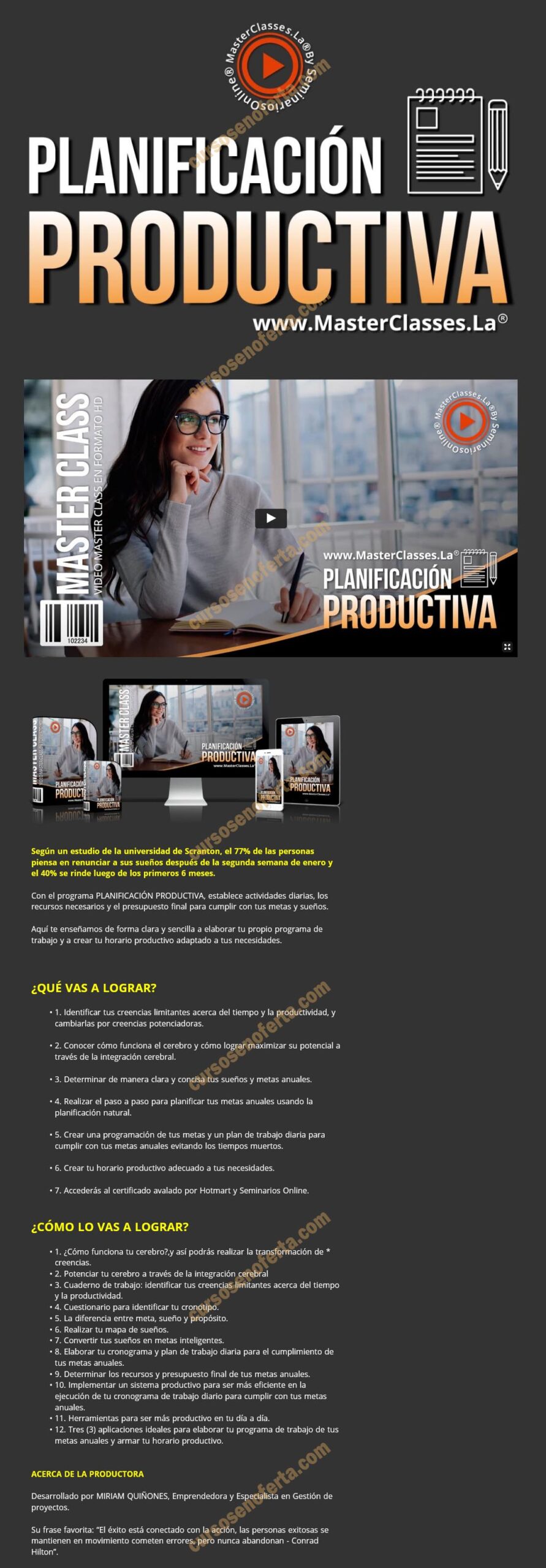 Planificación productiva – Miriam Quiñones 2 Planificación productiva - miriam quiñones