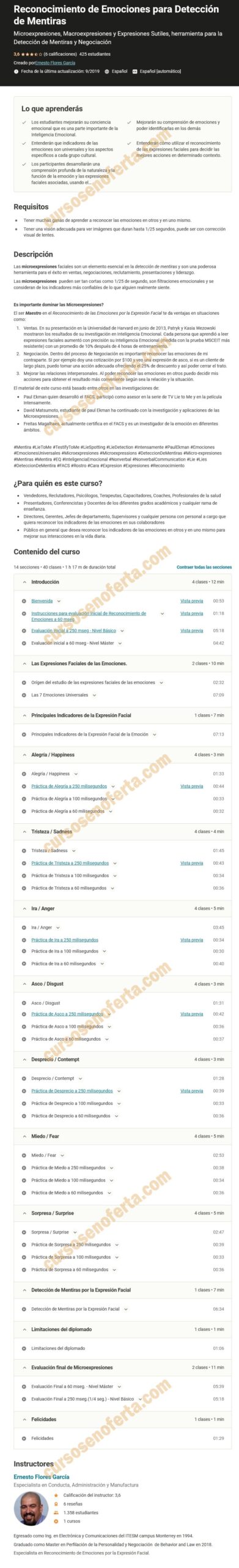 Reconocimiento de Emociones para Detección de Mentiras – Ernesto Flores 2 Reconocimiento de Emociones para Detección de Mentiras