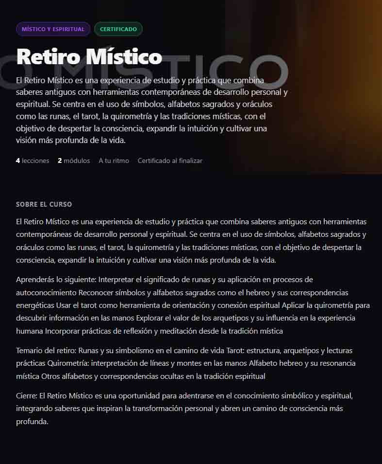 Retiro Místico – Alejandro Lavin – Holoacademia 3 Retiro Místico – Alejandro Lavin – Holoacademia retiro mistico alejandro lavin holoacademia 6adbd8c29fe35
