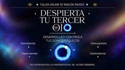 Taller de Apertura del Tercer Ojo. Nivel 1 Línea Psíquica – Rincón Índigo