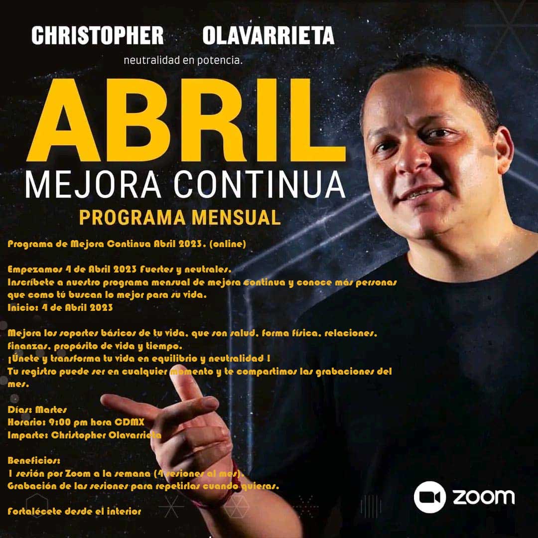 Taller Mejora Contínua Abril 2023 – Cristopher Olavarrieta 3 Taller Mejora Contínua Abril 2023