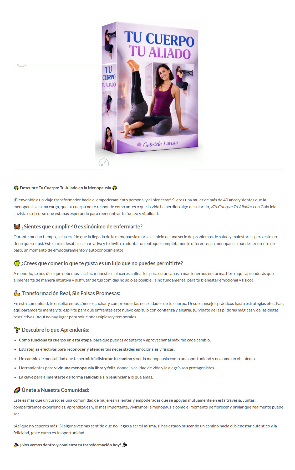 Tu Cuerpo Tu Aliado – Gabriela Lavista 3 Tu Cuerpo Tu Aliado – Gabriela Lavista tu cuerpo tu aliado gabriela lavista 6add3393805c4