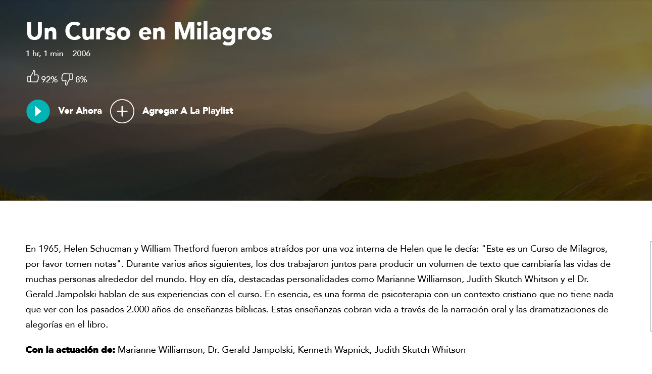 Un curso de milagros – La película 2 Un curso de milagros - La película
