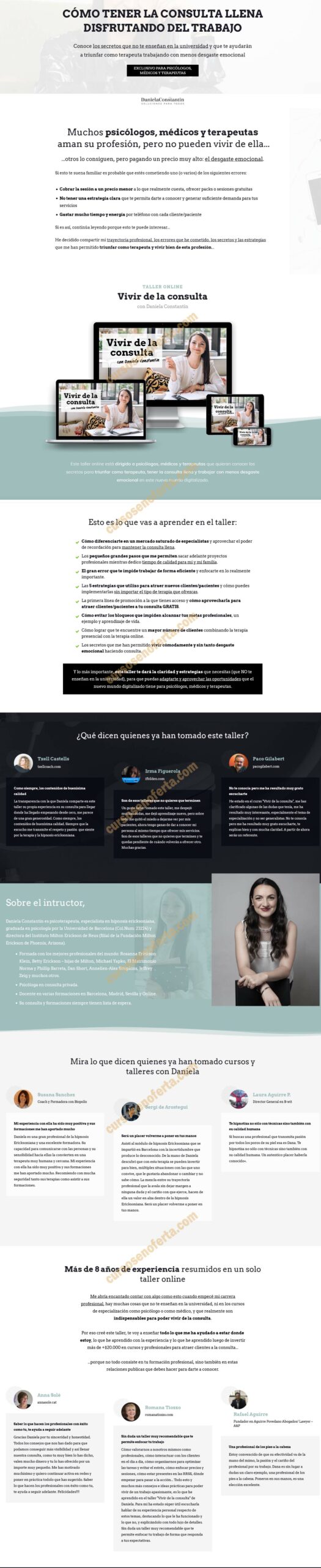 Vivir de la consulta – Daniela Constantin 2 Vivir de la consulta