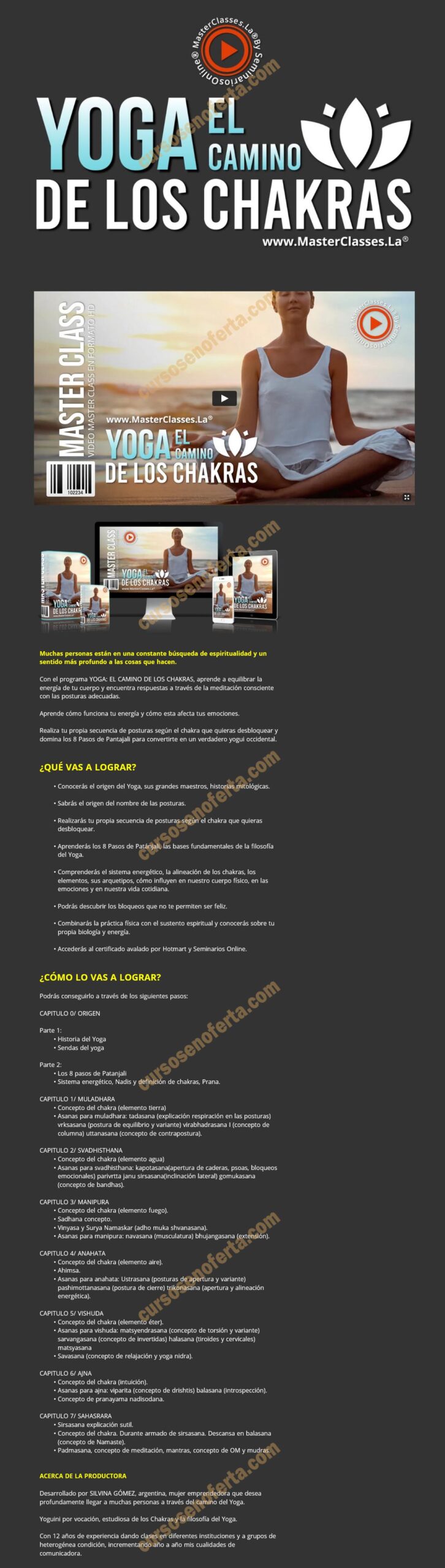 Yoga el camino de los chakras – Silvina Gómez 2 Yoga el camino de los chakras